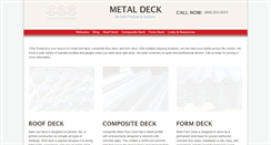 Desktop Screenshot of metaldecks.com